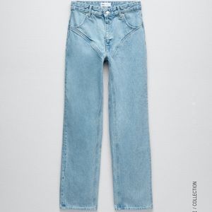 ZARA DENIM JEANS SLOUCHY STITCHED SOLD OUT!